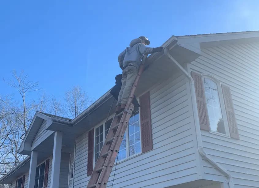 Gutter cleaning and maintenance being performed by Warrensville Heights Power Washing in Warrensville Heights